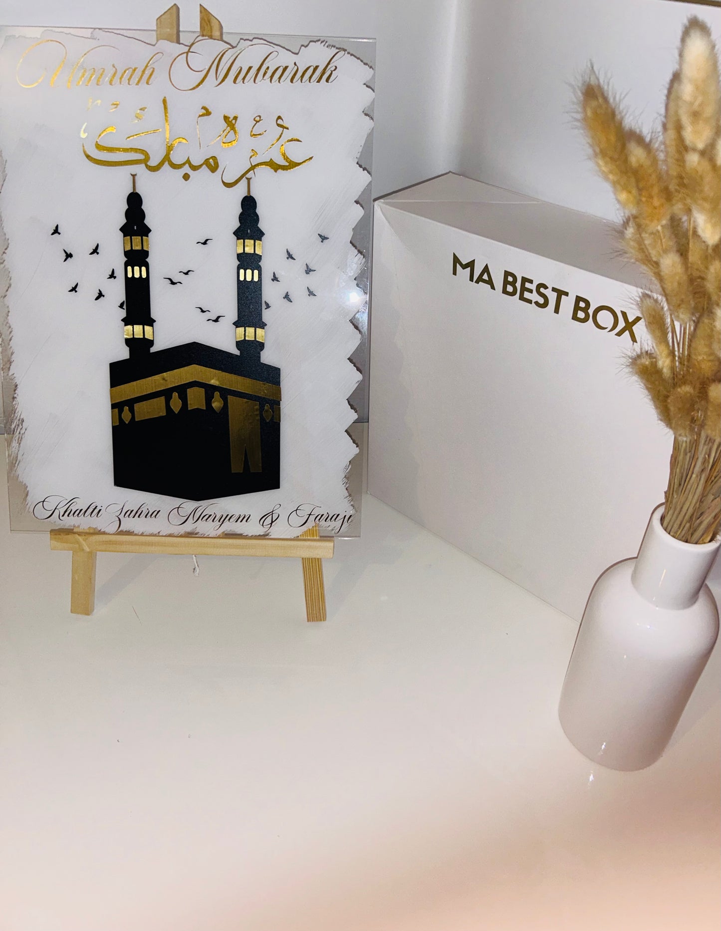 Plexiglass Umrah Mubarak
