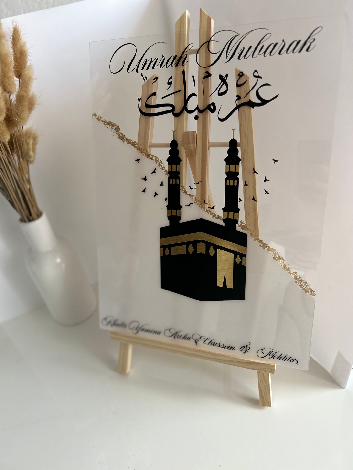 Plexiglass Umrah Mubarak