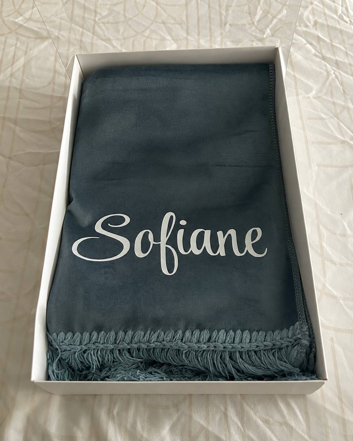 Tapis de prière velours - Sérénité et Spiritualité